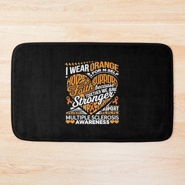 Item preview, I Wear Orange Myself Me Self MS Awareness Multiple Sclerosis designed and sold by SyntaxClaw.