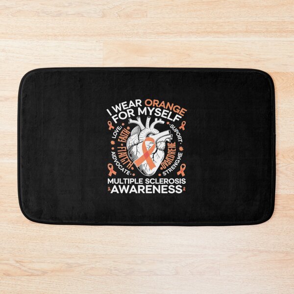Item preview, I Wear Orange Myself MS Warrior Multiple Sclerosis Awareness designed and sold by SyntaxClaw.