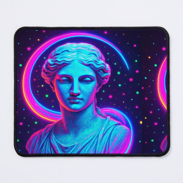 Item preview, Neon Classical: Vaporwave Greek Statue in Space designed and sold by A E S T H E T A T A G.