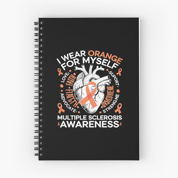 Item preview, I Wear Orange Myself MS Warrior Multiple Sclerosis Awareness designed and sold by SyntaxClaw.