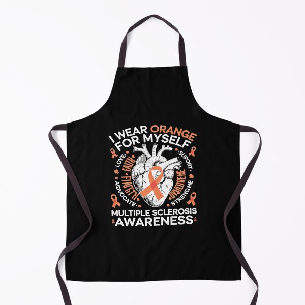 Item preview, I Wear Orange Myself MS Warrior Multiple Sclerosis Awareness designed and sold by SyntaxClaw.