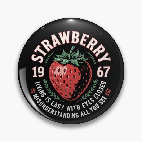 Item preview, Strawberry Fields Forever 1967 For Music Lovers Fruit  designed and sold by RuthGAArt.