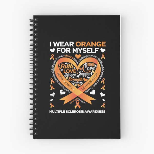 Item preview, I Wear Orange Myself Multiple Sclerosis Awareness designed and sold by SyntaxClaw.