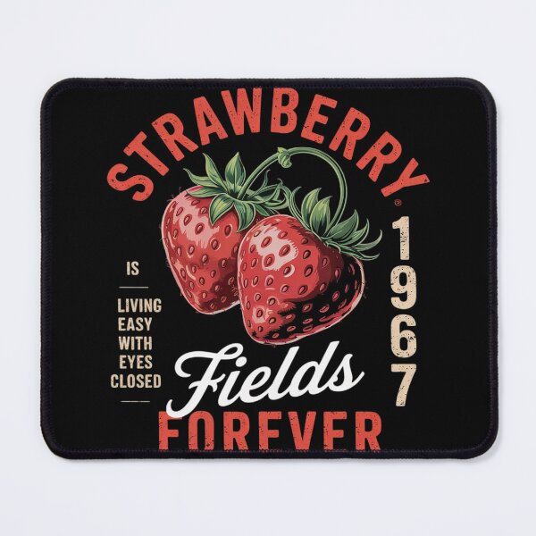 Item preview, Strawberry Fields Forever Vintage Style Music Rocks designed and sold by RuthGAArt.