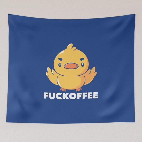 Item preview, Fuckoffee Funny Duck by Tobe Fonseca designed and sold by Tobe Fonseca®.