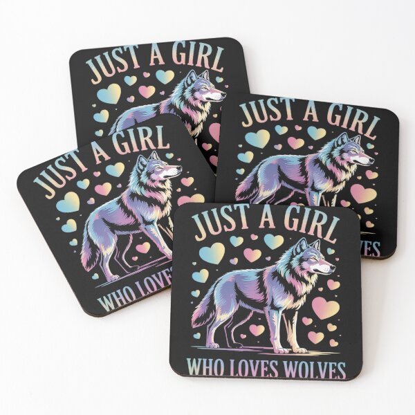 Item preview, Cute Wolf Art For Women Girls Wof Pack Wolves Wolf Lover  designed and sold by RoyTill0Art.