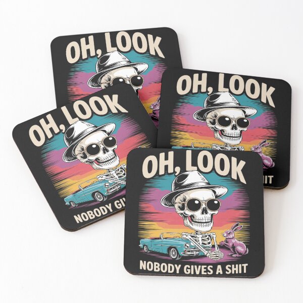 Item preview,  Skeleton Oh Look Nobody Gives A Shit6  designed and sold by MarryIsMonth.