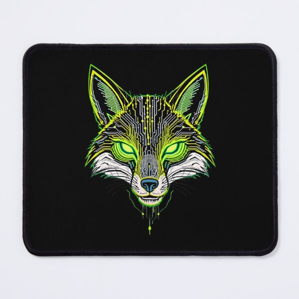 Item preview, Cyberpunk Fox | Vector Neon Trickster designed and sold by ColorSplash123.