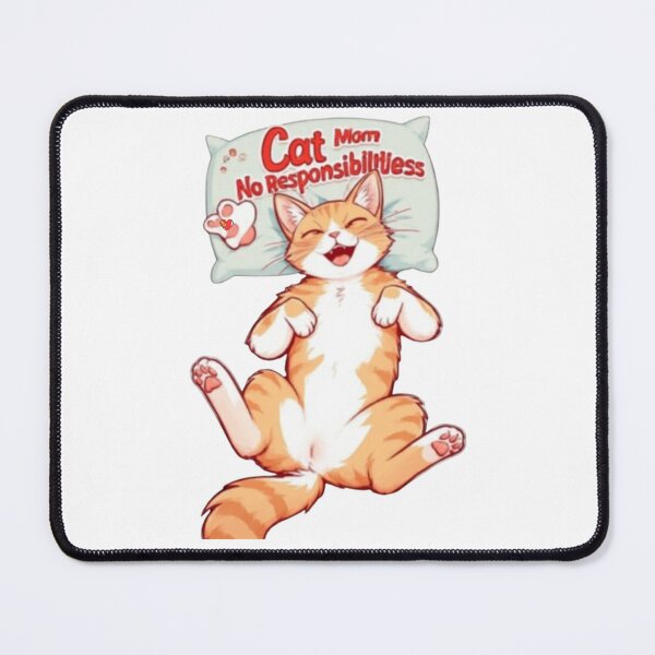 Item preview, Funny Cat Mom T-Shirt – Lazy Cat Humor for Cat Lovers designed and sold by greeended.