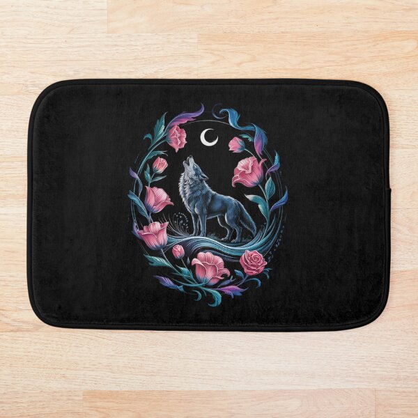 Item preview, Cute Wolf Cottagecore Aesthetic Moon Girls Women  designed and sold by RoyTill0Art.