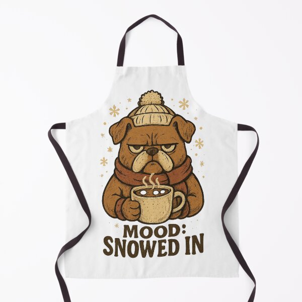 Item preview, Grumpy Dog Cozy Winter Hot Chocolate designed and sold by Taylor Bb.