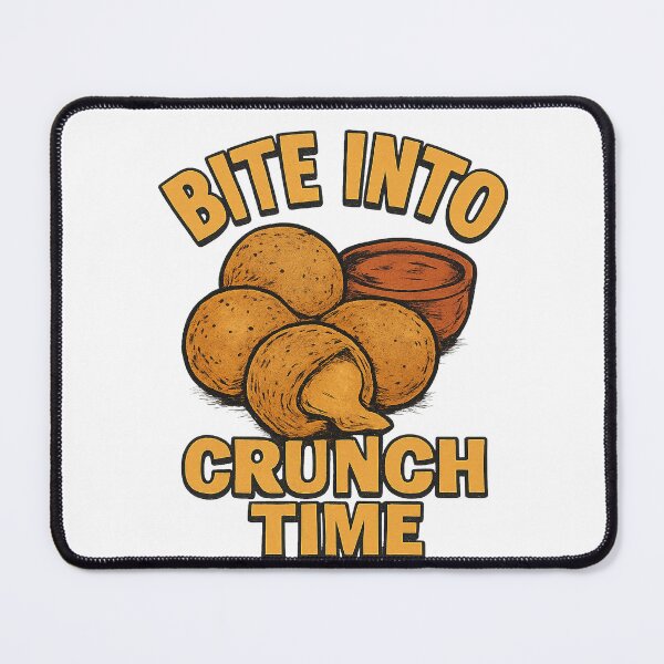 Item preview, Bite Into Crunch Time Vintage Food Graphic designed and sold by Taylor Bb.