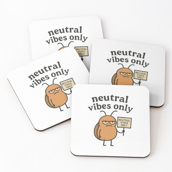 Item preview, Neutral Vibes Only - Quirky Bug Cartoon designed and sold by Taylor Bb.
