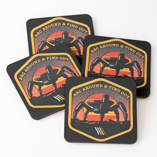 Item preview, ARC Around & Find Out – Arc Raiders inspired morale patch designed and sold by legbabella.