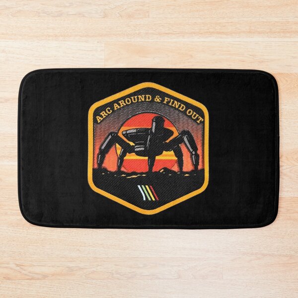 Item preview, ARC Around & Find Out – Arc Raiders inspired morale patch designed and sold by legbabella.