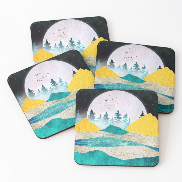 Item preview, Supermoon Rising Landscape designed and sold by Esskay Designs.
