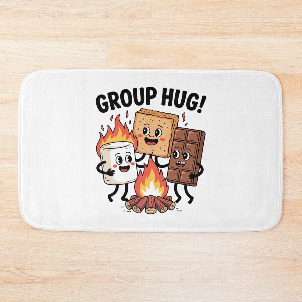 Item preview, Funny Smores Marshmallow Chocolate Camping Group Hug8  designed and sold by VerseFarm.