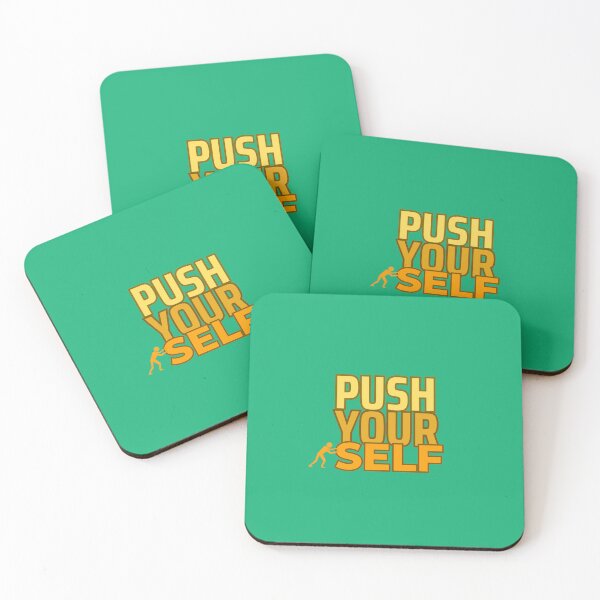 Item preview, Push Yourself Motivation T-Shirt – Fitness & Mindset Quote Design designed and sold by MUKUND FASHION DESIGN.