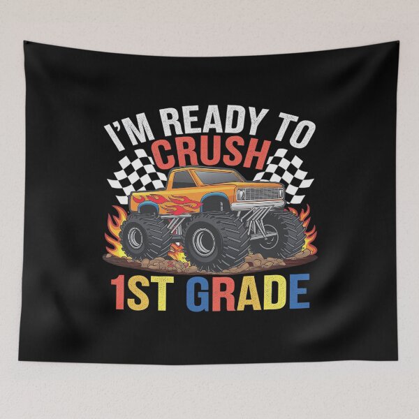 Item preview, Im Ready To Crush 1st Grade Boy Back To School  designed and sold by AquaKiev.