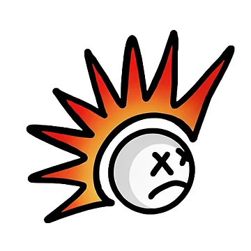 Artwork thumbnail, Punk Rock Exploding Mohawk Sticker by Студия SRV