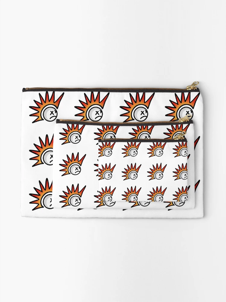 Thumbnail 2 of 4, Zipper Pouch, Punk Rock Exploding Mohawk Sticker designed and sold by Студия SRV.