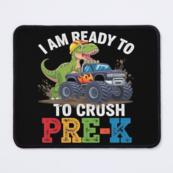 Item preview, I'm Ready To Crush Pre-k Dinosaur boys school  designed and sold by AquaKiev.