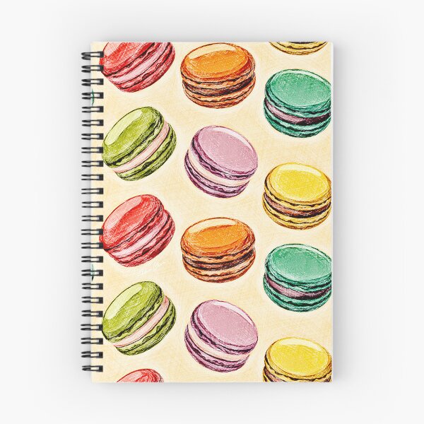 Item preview, Colorful French Macarons Sketch Pattern designed and sold by Hen-C-Art.
