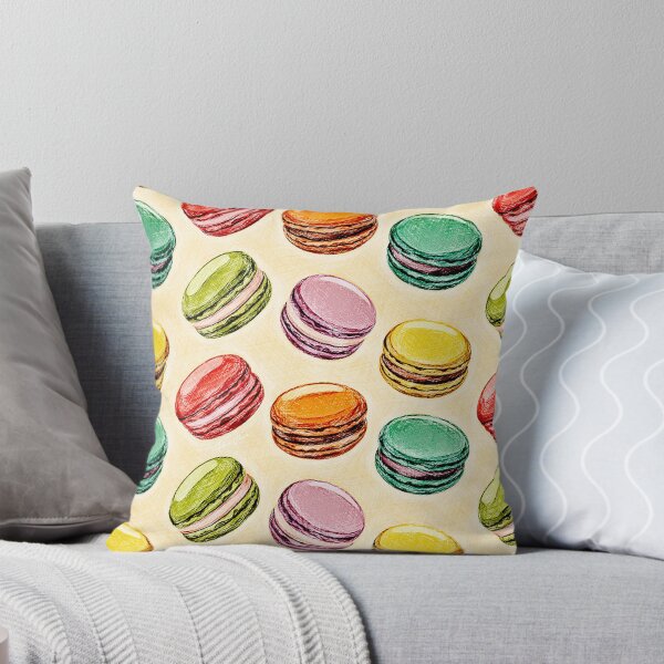 Item preview, Colorful French Macarons Sketch Pattern designed and sold by Hen-C-Art.
