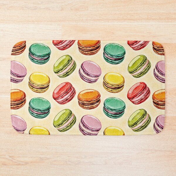 Item preview, Colorful French Macarons Sketch Pattern designed and sold by Hen-C-Art.