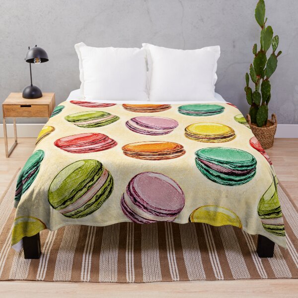 Item preview, Colorful French Macarons Sketch Pattern designed and sold by Hen-C-Art.