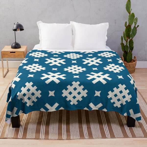 Item preview, Intricate Woven Tribal Diamond Textile designed and sold by Modular Prints.