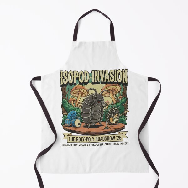 Item preview, Isopod Invasion Tour 2026 Vintage Concert Poster | Roly Poly Pill Bug Woodlouse designed and sold by CELTIC-DESIGNS.