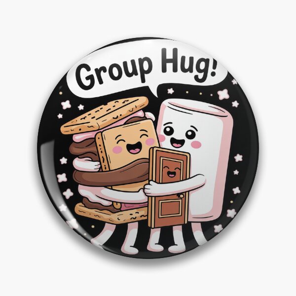 Item preview, Group Hug Camping Campfire Chocolate Marshmallow S'Mores 1  designed and sold by VerseFarm.
