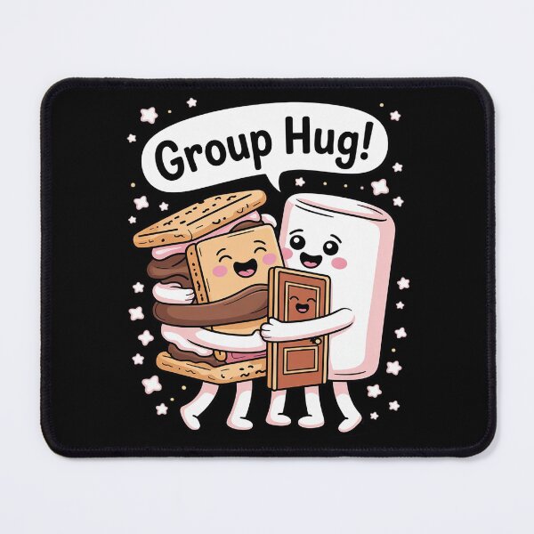 Item preview, Group Hug Camping Campfire Chocolate Marshmallow S'Mores 1  designed and sold by VerseFarm.