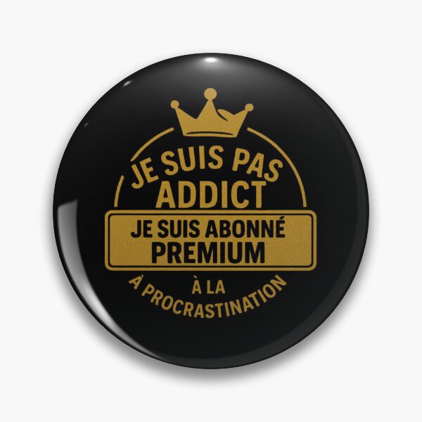 Item preview, Premium subscriber to procrastination designed and sold by ContreKulture.