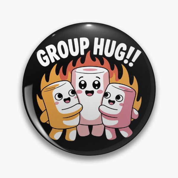 Item preview, Group Hug Camping Campfire Chocolate Marshmallow S'Mores 3  designed and sold by VerseFarm.