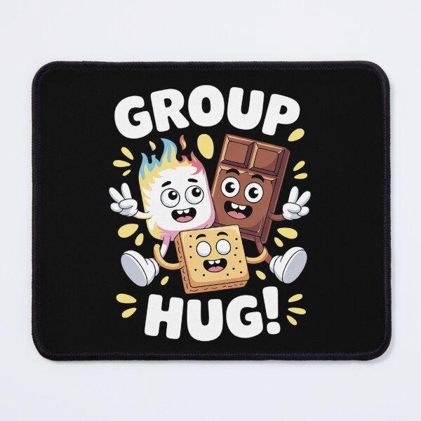 Item preview, Group Hug Camping Campfire Chocolate Marshmallow S'mores 6 designed and sold by VerseFarm.