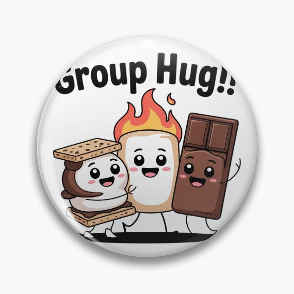 Item preview, Group Hug Camping Campfire Chocolate Marshmallow S'mores 11  designed and sold by VerseFarm.