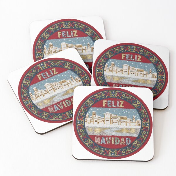 Item preview, Granada Feliz Navidad Moorish Embroidered Xmas Patch designed and sold by Imaginarium of Chaos falcon88 .