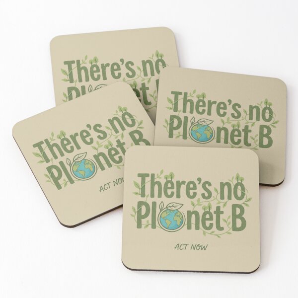 Item preview, There’s No Planet B – Act Now | Eco Awareness Nature Design designed and sold by Afridi Art House.