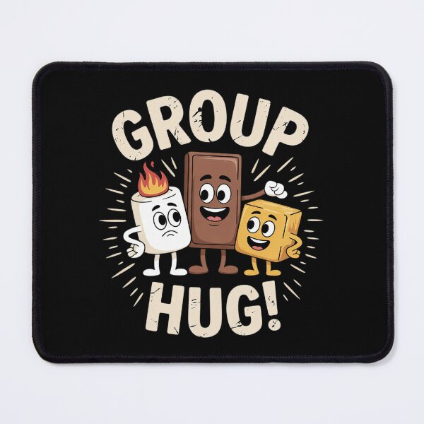 Item preview, Group Hug Camping Campfire Chocolate Marshmallow S'mores2  designed and sold by VerseFarm.