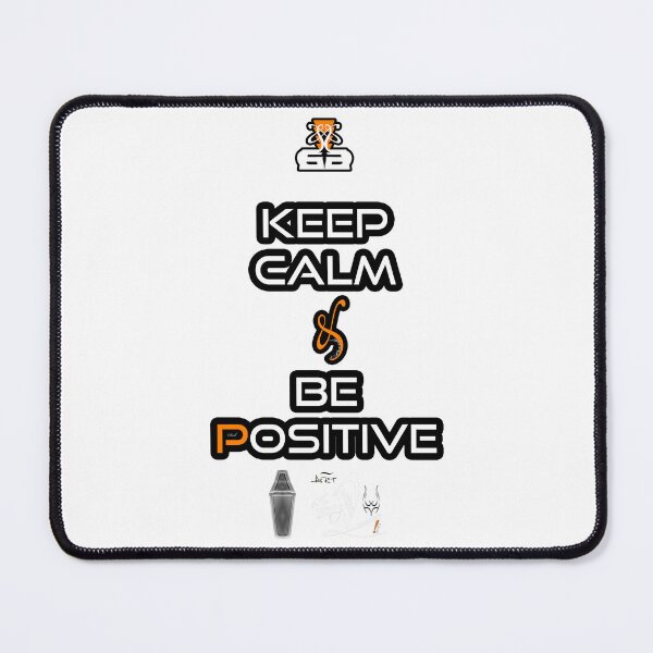 Item preview, 076_1 Keep Calm & Be Positive designed and sold by ARTEDDYSCAP.