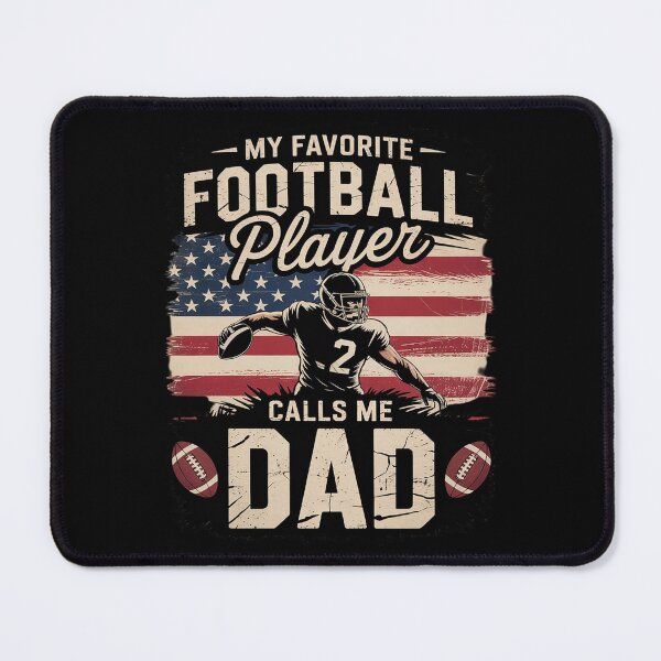 Item preview, My Favorite Football Player Calls Me Dad Father's Day designed and sold by FadeOfThrone.