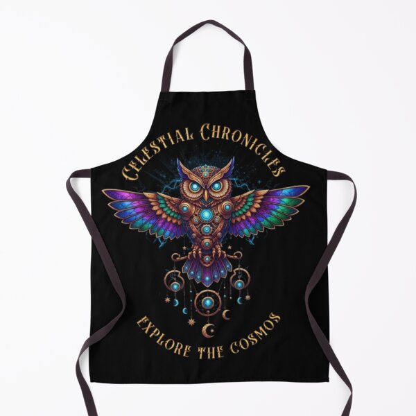 Item preview, Celestial Chronicles – Cosmic Owl Guardian Art designed and sold by Dogandesighn.
