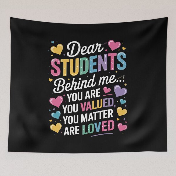 Item preview, Dear Student Behind Me Back To School Teacher Appreciation  designed and sold by RsFilsingerArt.