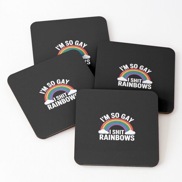 Item preview, I'm So Gay I Shit Rainbows LGBT Gay Pride Parade Love  designed and sold by SyntaxClaw.