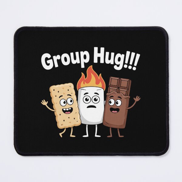 Item preview, Group Hug Camping Campfire Chocolate Marshmallow S'Mores4  designed and sold by VerseFarm.