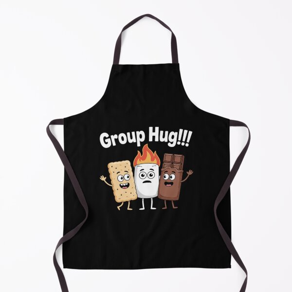 Item preview, Group Hug Camping Campfire Chocolate Marshmallow S'Mores4 designed and sold by VerseFarm.