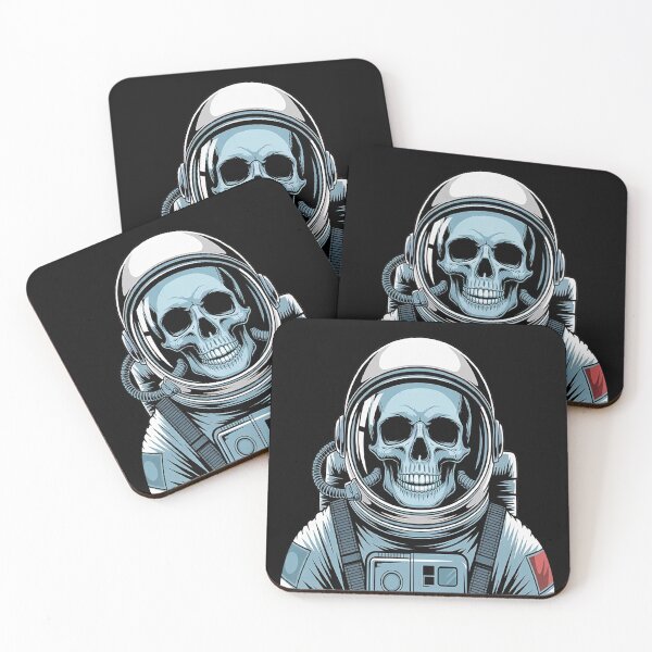 Item preview, Space Astronaut Skeleton Skull Halloween designed and sold by CottonCandyPrin.