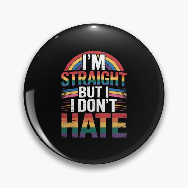 Item preview, I'm Straight But I Dont Hate Rainbow LGBT Gay Pride Month  designed and sold by AquaKiev.